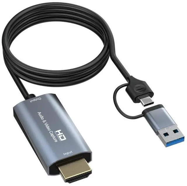 Alt view image 3 of 7 - Z36 HDMI/M Male to USB-Type C/M Male HD Video Capture Card, Length: 2m Z36