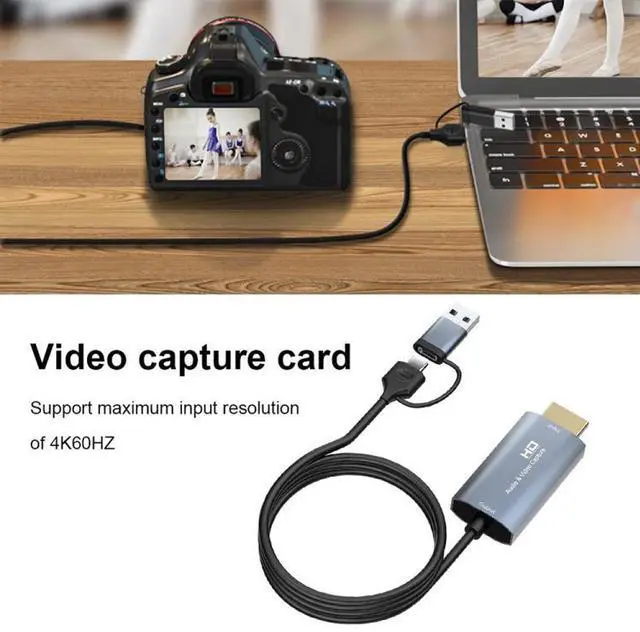 Alt view image 5 of 7 - Z36 HDMI/M Male to USB-Type C/M Male HD Video Capture Card, Length: 2m Z36