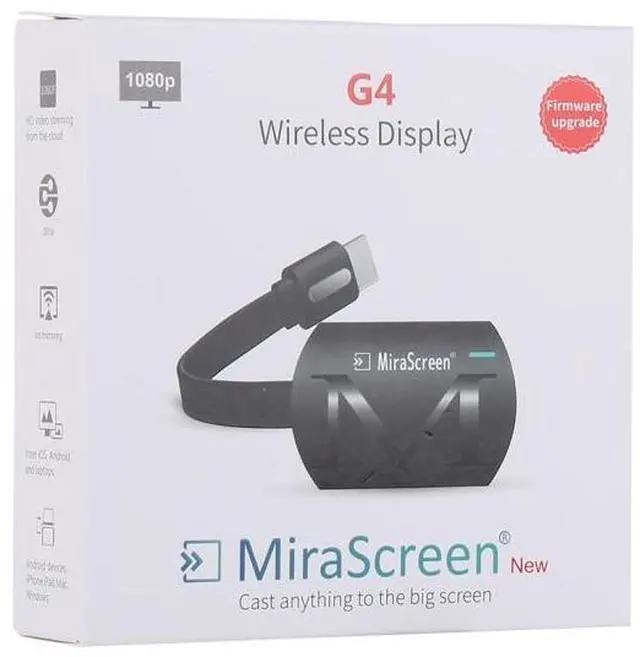 Alt view image 6 of 7 - MiraScreen G4 Wireless HDMI Dongle HD 1080P TV Stick WiFi Media Player Miracast