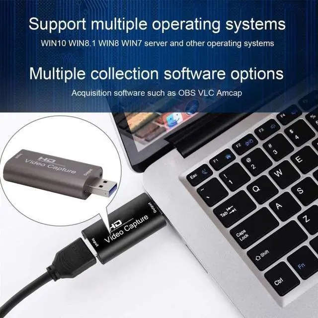Alt view image 7 of 7 - CJK013 Video Capture Card Live Recording Box Video Capture Adapter, Random Color Delivery USB3.0