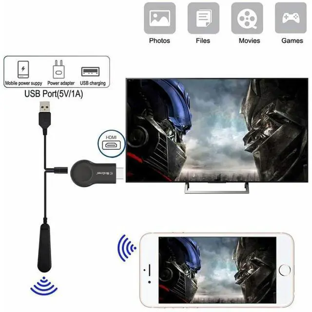 Alt view image 6 of 7 - 2.4G Wireless Dongle Receiver Multimedia Player HDTV Stick