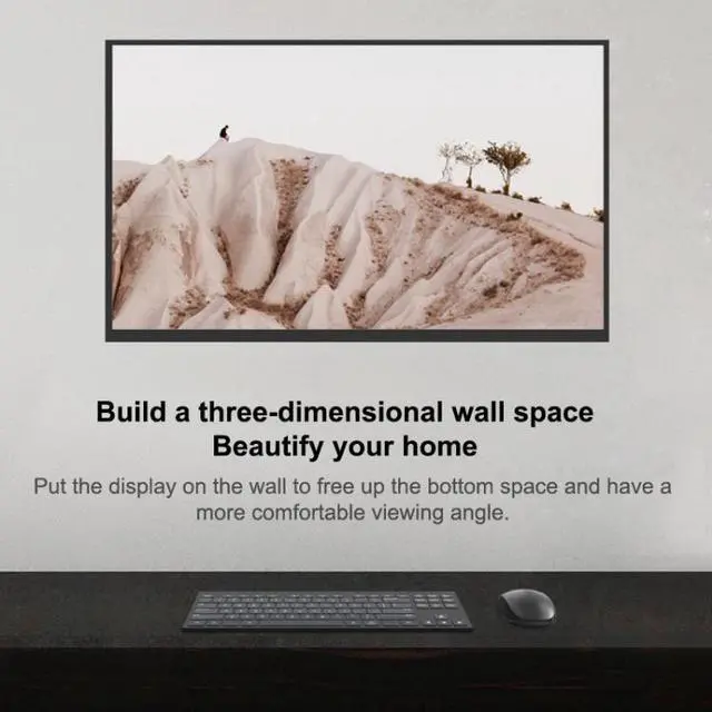 Alt view image 6 of 6 - 5 PCS TV Monitor Universal Stand Mini Simple Vertical Display Hanger Holder (Black)