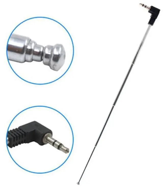Alt view image 2 of 5 - Retractable 3.5mm FM Radio Antenna for Mobile Phone, Max Length: 24.5cm