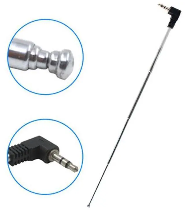 Main image of Retractable 3.5mm FM Radio Antenna for Mobile Phone, Max Length: 24.5cm
