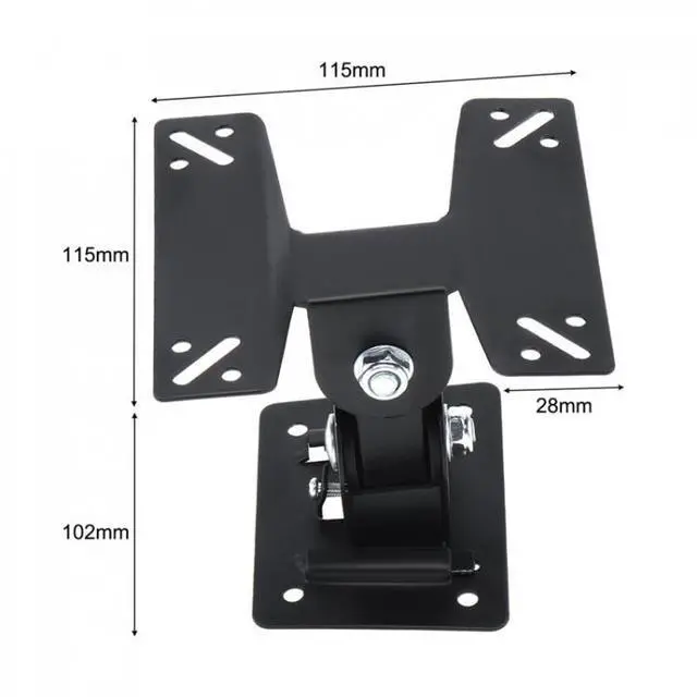 Alt view image 3 of 7 - Universal Rotated TV PC Monitor Wall Mount Bracket for 14 ~ 24 Inch LCD LED Flat Panel TV with 180 degrees around the pivot