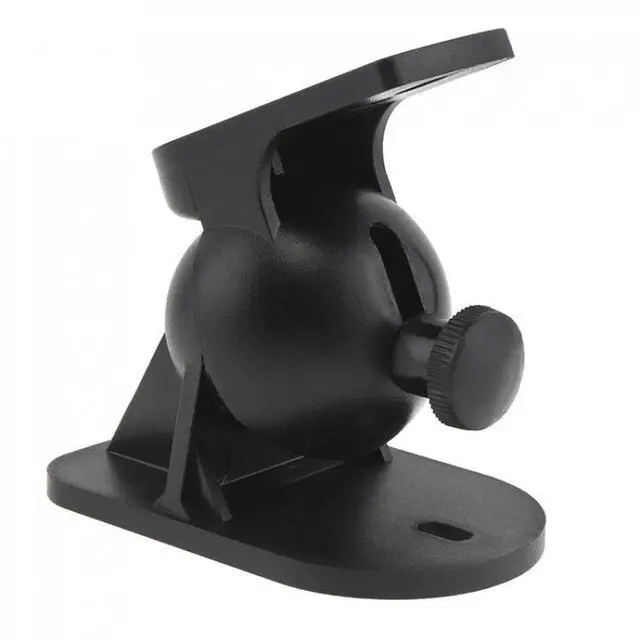 Alt view image 2 of 7 - Pair Black Surround Sound Speaker Wall Mount Brackets 45 Degree Rotatable Design TV Wall Mount 8 x 4.5 x 5.8cm