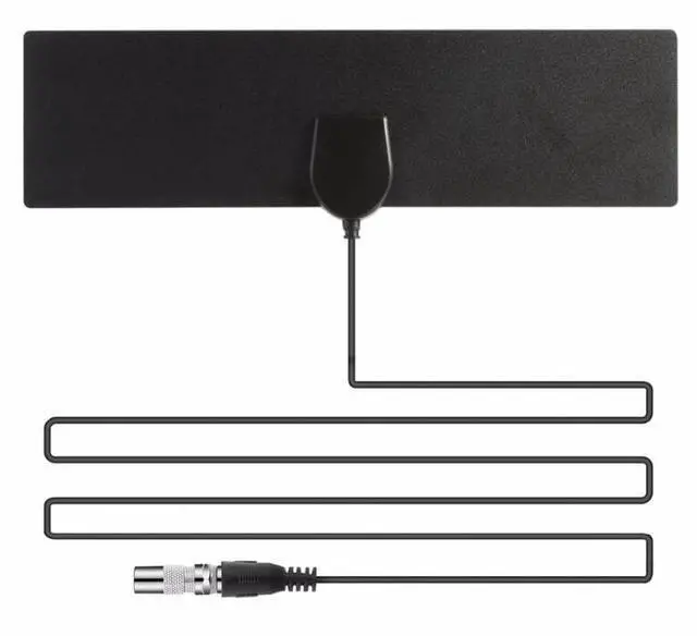 Alt view image 2 of 7 - 25 Miles Range 28dBi High Gain Amplified Digital HDTV Indoor Outdoor TV Antenna with 3.7m Coaxial Cable & IEC Adapter