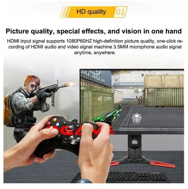 Alt view image 6 of 7 - EZCAP280H HD Video Capture Card 1080P HDMI Recorder Box