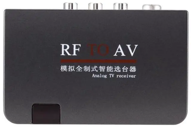 Alt view image 4 of 7 - RF To AV Converter TV Channel Selector Channel Extender, Supports Full Standard