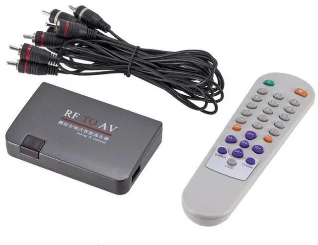 Alt view image 6 of 7 - RF To AV Converter TV Channel Selector Channel Extender, Supports Full Standard