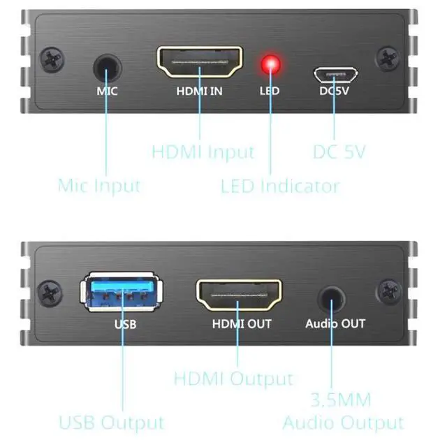 Alt view image 6 of 7 - NK-S300 USB 3.0 HDMI 4K HD Video Capture Card Device (Style 1)