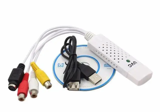 Alt view image 3 of 7 - Portable USB 2.0 Audio Video Capture Card Adapter VHS to DVD Video Capture for Win7 / Win8/ XP/ Vista, Free Drive