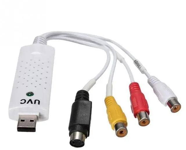 Alt view image 2 of 7 - Portable USB 2.0 Audio Video Capture Card Adapter VHS to DVD Video Capture for Win7 / Win8/ XP/ Vista, Free Drive