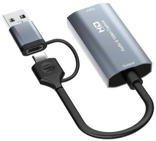 Alt view image 5 of 7 - Z29 HDMI/M Female to USB-Type C/M Male HD Video Capture Card Z29