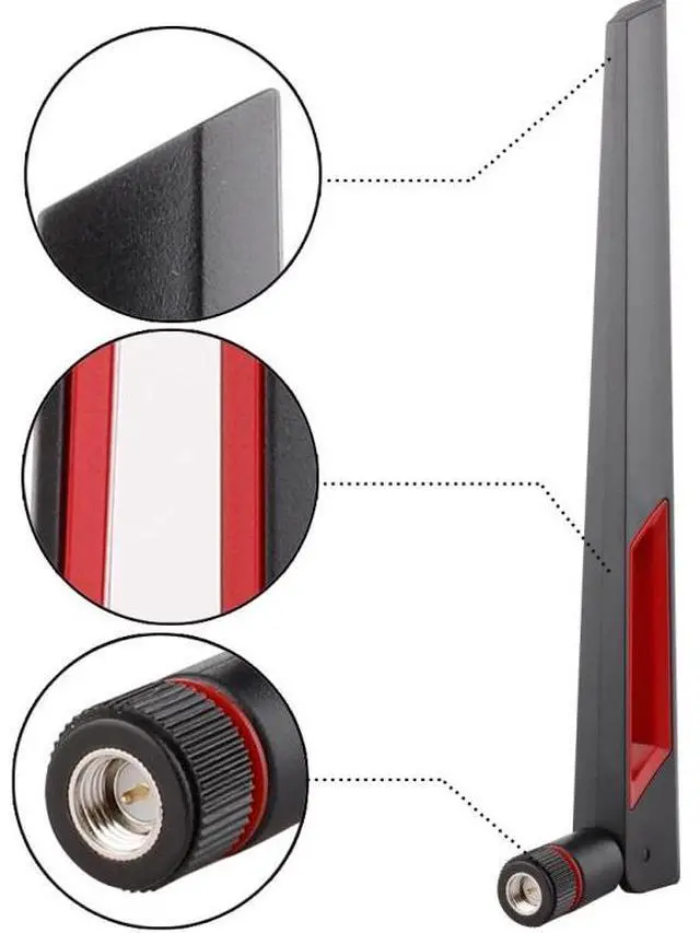 Alt view image 4 of 4 - 2.4G / 5G WiFi 12dBi SMA Male Antenna for Router Network