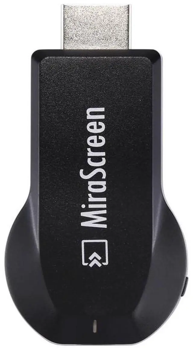 Alt view image 2 of 7 - MiraScreen WiFi Display Dongle / Miracast Airplay DLNA Display Receiver Dongle Wireless Mirroring Screen Device with 2 in 1 USB Cable (Black)