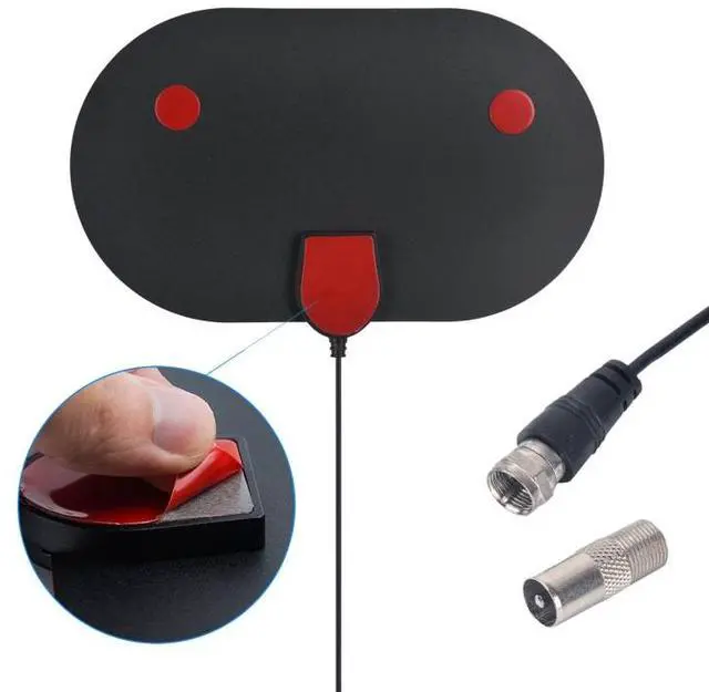 Alt view image 4 of 7 - 3 PCS HDTV Antenna Mini HD Digital TV Antenna 3 PCS HDTV