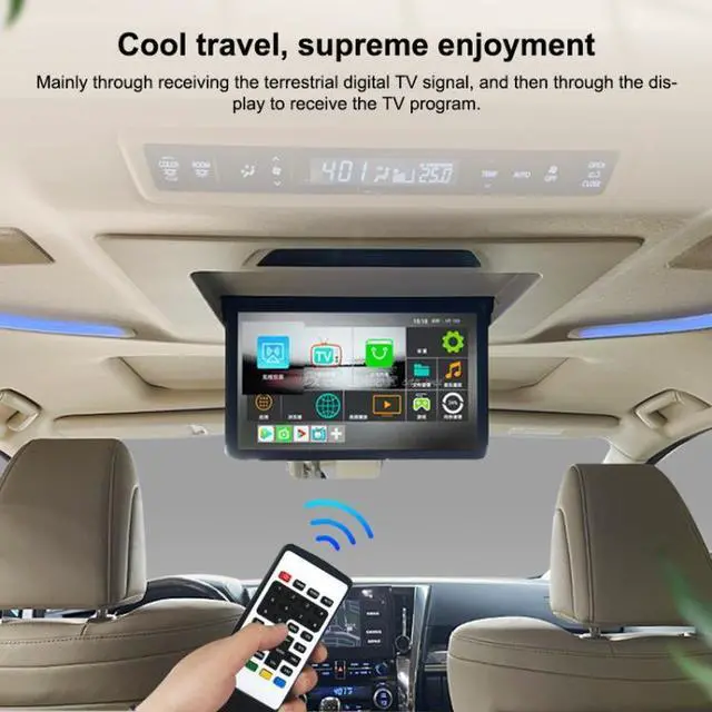 Alt view image 7 of 7 - High Speed 90km/h H.264 / AVC MPEG4 Mobile Digital Car DVB-T2 TV Receiver, Suit for Europe / Singapore / Thailand / Africa ect. Market(Black)