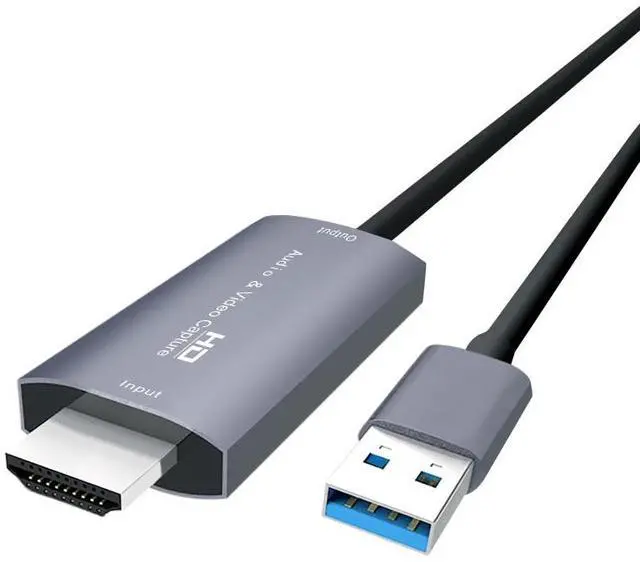 Alt view image 2 of 5 - Z36 HDMI Male to USB Male HD Video Capture Card, Cable Length: 2m