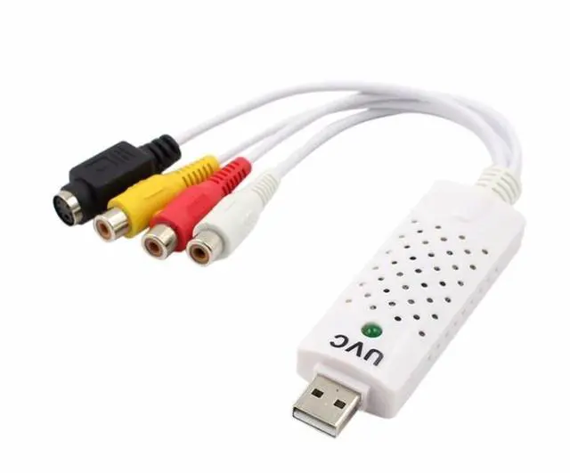 Main image of Portable USB 2.0 Audio Video Capture Card Adapter VHS to DVD Video Capture for Win7 / Win8/ XP/ Vista, Free Drive