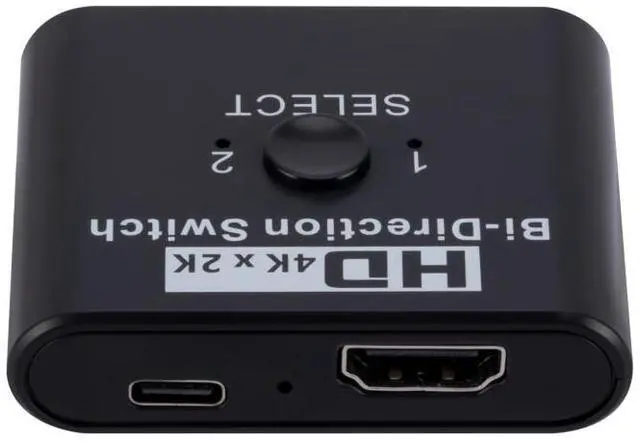 Alt view image 2 of 7 - 2 In 1 Out 4K HD Video Bi-Direction HDMI Switcher