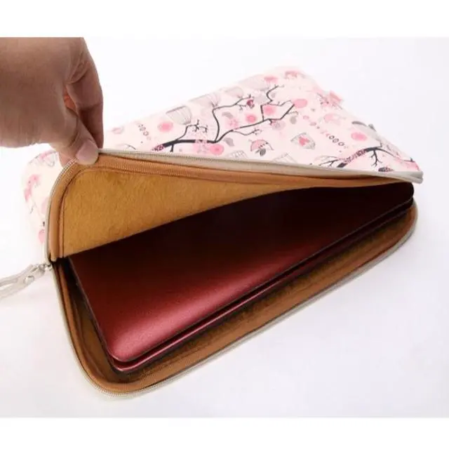 Alt view image 6 of 6 - LiSEN LS-505 Notebook Tablet Liner Bag, Size: 14 inches 14 inches (Pink)