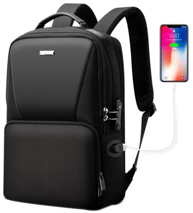 Main image of Bopai 61-02511 Business Travel Breathable Waterproof Anti-theft Man Backpack, Size: 30x15x44cm(Black)