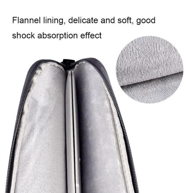 Alt view image 5 of 7 - ST09 Portable Single-shoulder Laptop Bag, Size: 13.3 inches 13.3 inches (Grey)