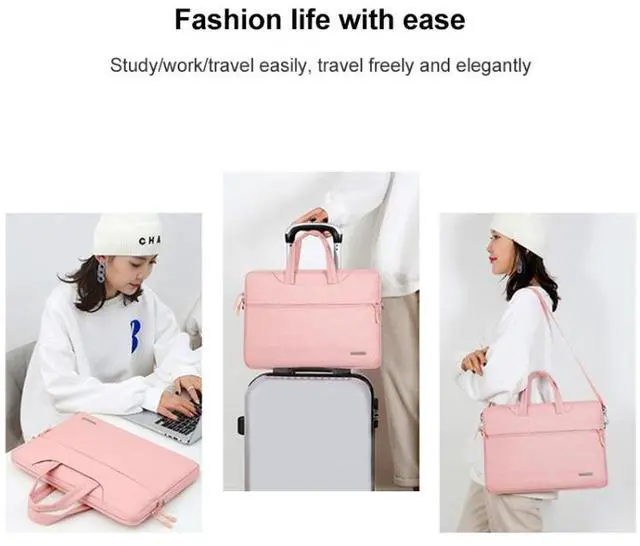 Alt view image 7 of 7 - Handbag Laptop Bag Inner Bag, Size:15.6 inch 15.6 inch (Blue) Black