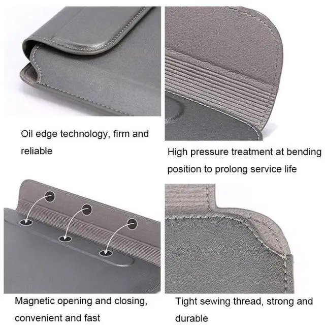 Alt view image 6 of 7 - HL0066-005 Multifunctional Stand Laptop Bag 13 inches 13 inches (Blue) Black