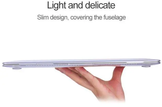 Alt view image 7 of 7 - For Huawei MateBook X Pro Shockproof Crystal Laptop Protective Case (Transparent)