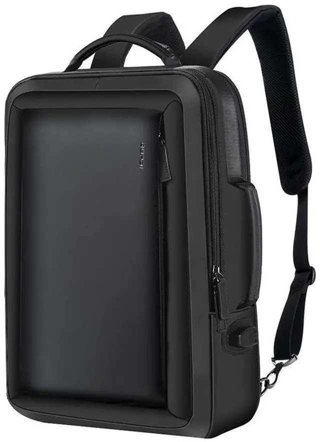 Alt view image 2 of 7 - Bopai 751-006551 Large Capacity Business Casual Breathable Laptop Backpack with External USB Interface, Size: 30 x 12 x 44cm(Black)