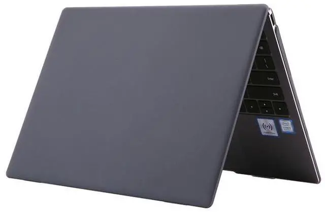 Alt view image 6 of 7 - For Huawei MateBook X Pro 2022 Shockproof Frosted Laptop Protective Case (Black)