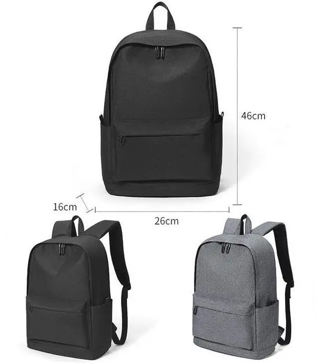 Alt view image 2 of 7 - cxs-7301 Multifunctional Oxford Laptop Bag Backpack (Black)