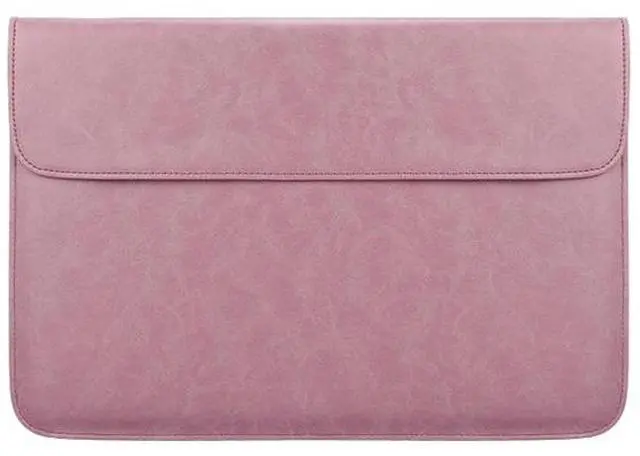 Alt view image 2 of 7 - PU01S PU Leather Horizontal Invisible Magnetic Buckle Laptop Inner Bag for 13.3 inch laptops (Pink)