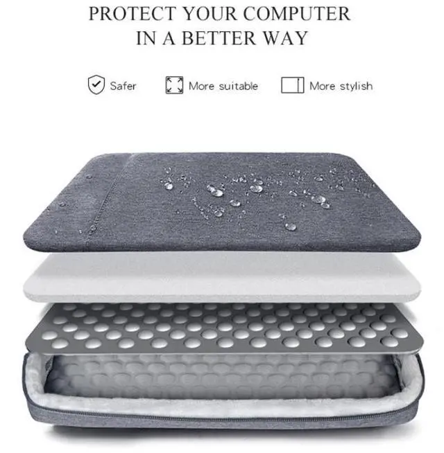 Alt view image 4 of 7 - Oxford Cloth Waterproof Laptop Handbag for 15.6 inch Laptops, with Trunk Trolley Strap (Pink)