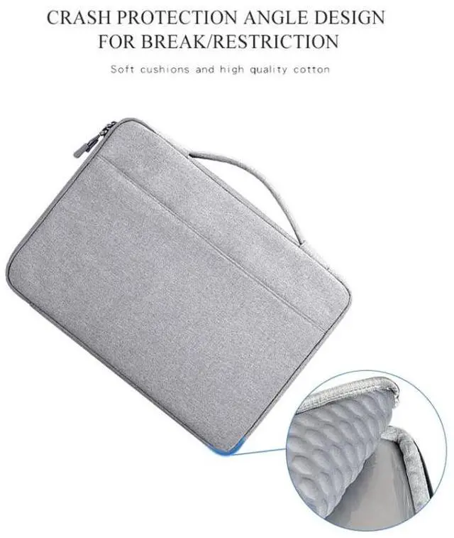 Alt view image 3 of 7 - Oxford Cloth Waterproof Laptop Handbag for 15.6 inch Laptops, with Trunk Trolley Strap (Pink)