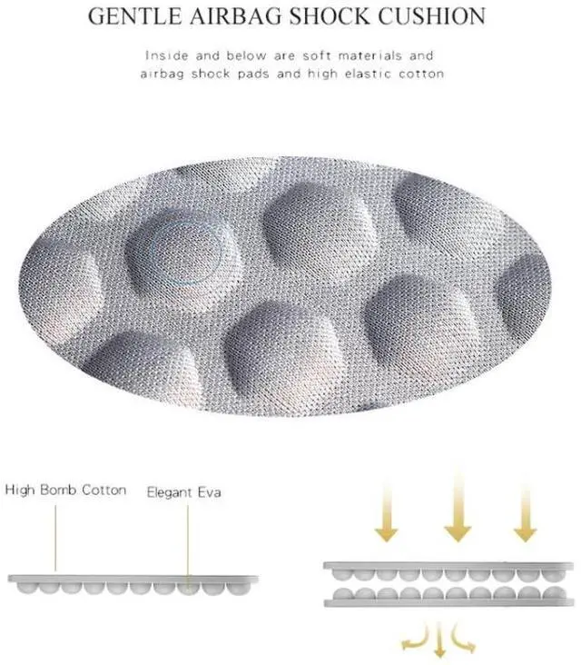 Alt view image 7 of 7 - Oxford Cloth Waterproof Laptop Handbag for 15.6 inch Laptops, with Trunk Trolley Strap (Pink)