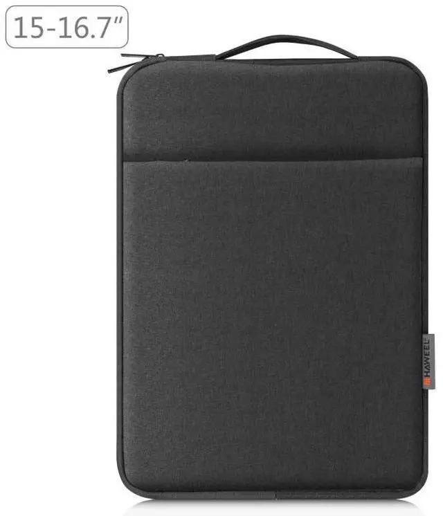 Main image of HAWEEL Laptop Sleeve Case Zipper Briefcase Bag with Handle for 15-16.7 inch Laptop (Black)