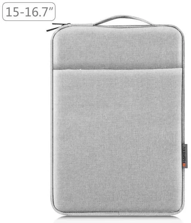 Main image of HAWEEL Laptop Sleeve Case Zipper Briefcase Bag with Handle for 15-16.7 inch Laptop (Grey)