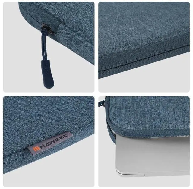 Alt view image 4 of 7 - HAWEEL 13 inch Laptop Sleeve Case Zipper Briefcase Bag for 12.5-13.5 inch Laptop (Black)