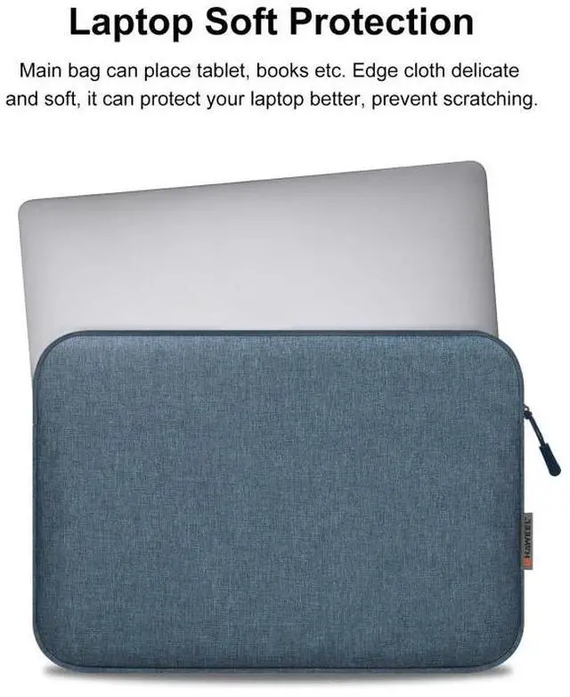 Alt view image 6 of 7 - HAWEEL 13 inch Laptop Sleeve Case Zipper Briefcase Bag for 12.5-13.5 inch Laptop (Black)