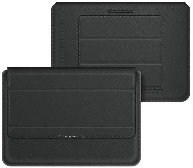 Main image of 4 in 1 Universal Laptop Holder PU Waterproof Protection Wrist Laptop Bag, Size:15/16inch(Red) 15/16inch (Black)