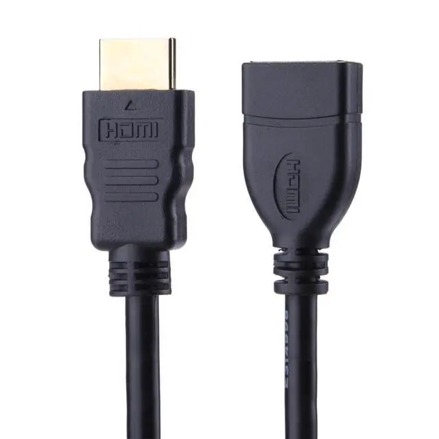 Alt view image 3 of 6 - 30cm High Speed HDMI 19 Pin Male to HDMI 19 Pin Female Adapter Cable