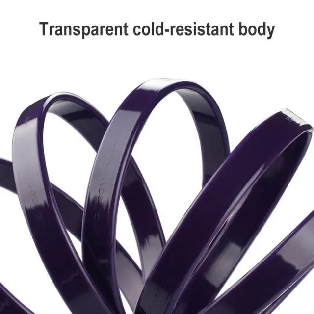 Alt view image 3 of 6 - ULT-unite 4K Ultra HD Gold-plated HDMI to HDMI Flat Cable, Cable Length:1m 1m (Transparent Purple)