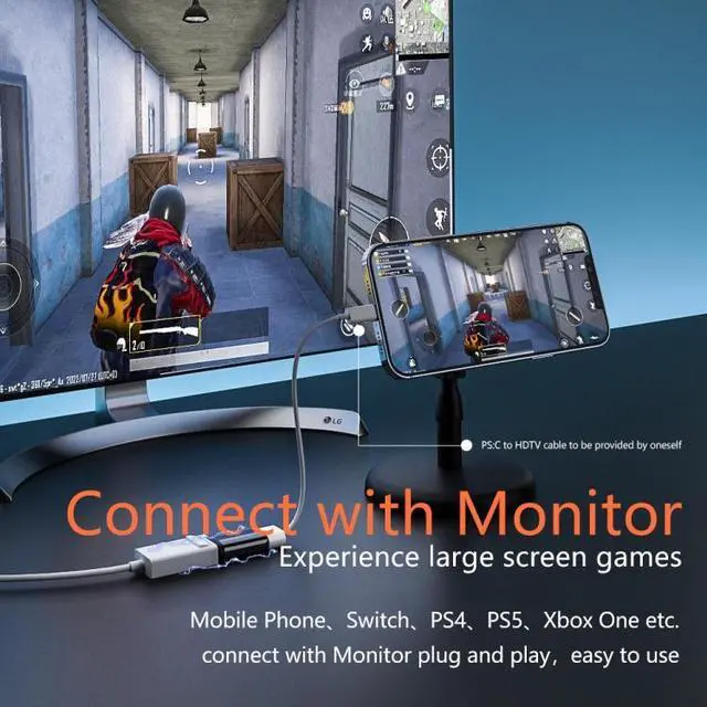 Alt view image 5 of 7 - 8K 60Hz HDMI Male to HDMI Female Magnetic Adapter (Gun Metal)