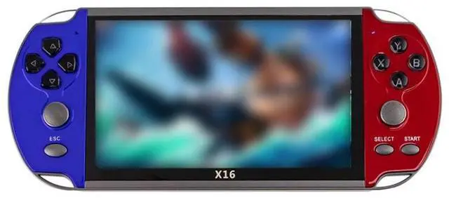 Main image of X16 6.5 inch Screen Classic Handheld Game Console with 8GB Memory X16 8GB 6.5 inch (Blue+Red)