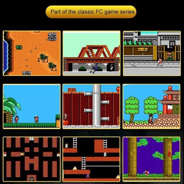 Alt view image 5 of 7 - X16 6.5 inch Screen Classic Handheld Game Console with 8GB Memory X16 8GB 6.5 inch (Blue+Red)