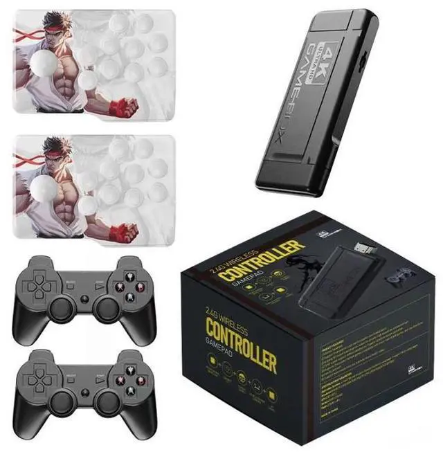 Alt view image 5 of 6 - K9 Game Console Home TV Double Battle Simulator 64G Wireless Built-in 15000 Games K9 64G Wireless Built-in 15000 Games