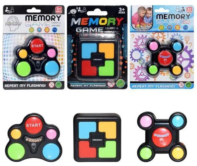 Alt view image 5 of 5 - Children Educational Memory Training Game Machine, Style: Square Square
